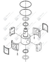 Plug Valve Repair Kit, Major, SPM SP150 TE, 1" 1502, STD Service, OEM