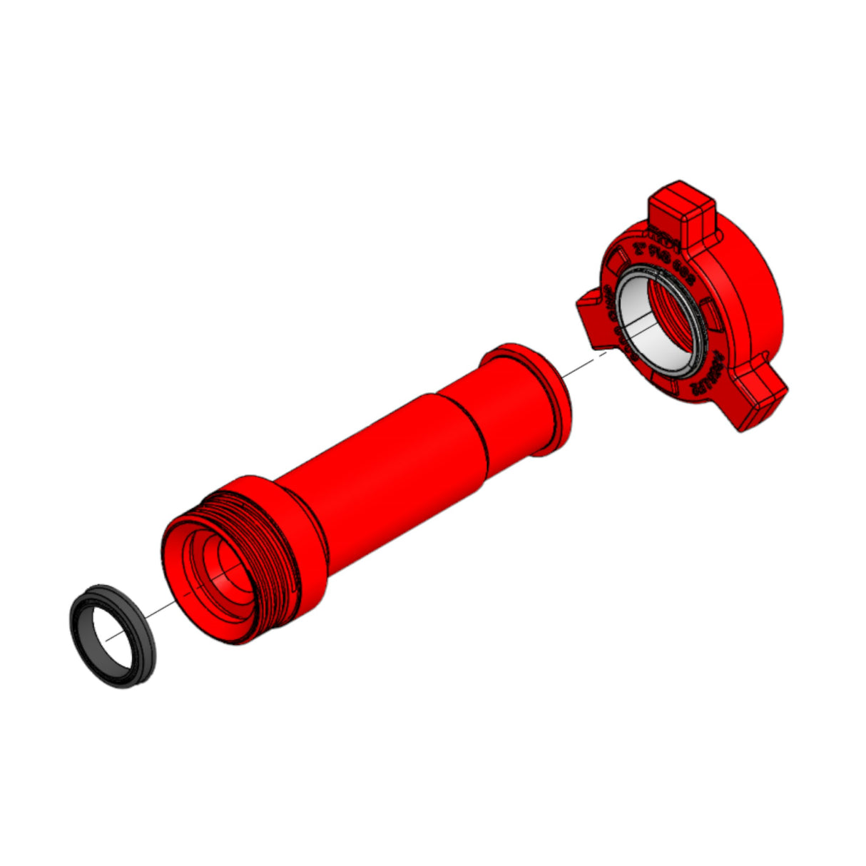 Pup Joint, 2" 602 FxM, Integral, 6000 psi, Sour Service