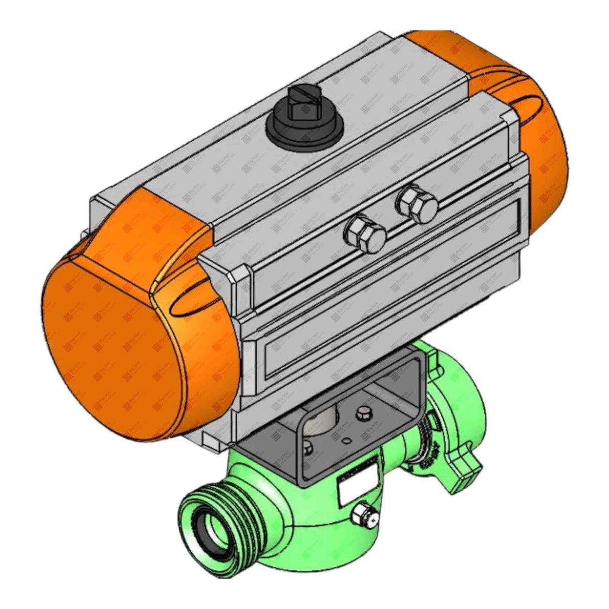 Plug Valve, Pneumatic, TE, 2” 1502 MxF, 10000 psi, Sour Service