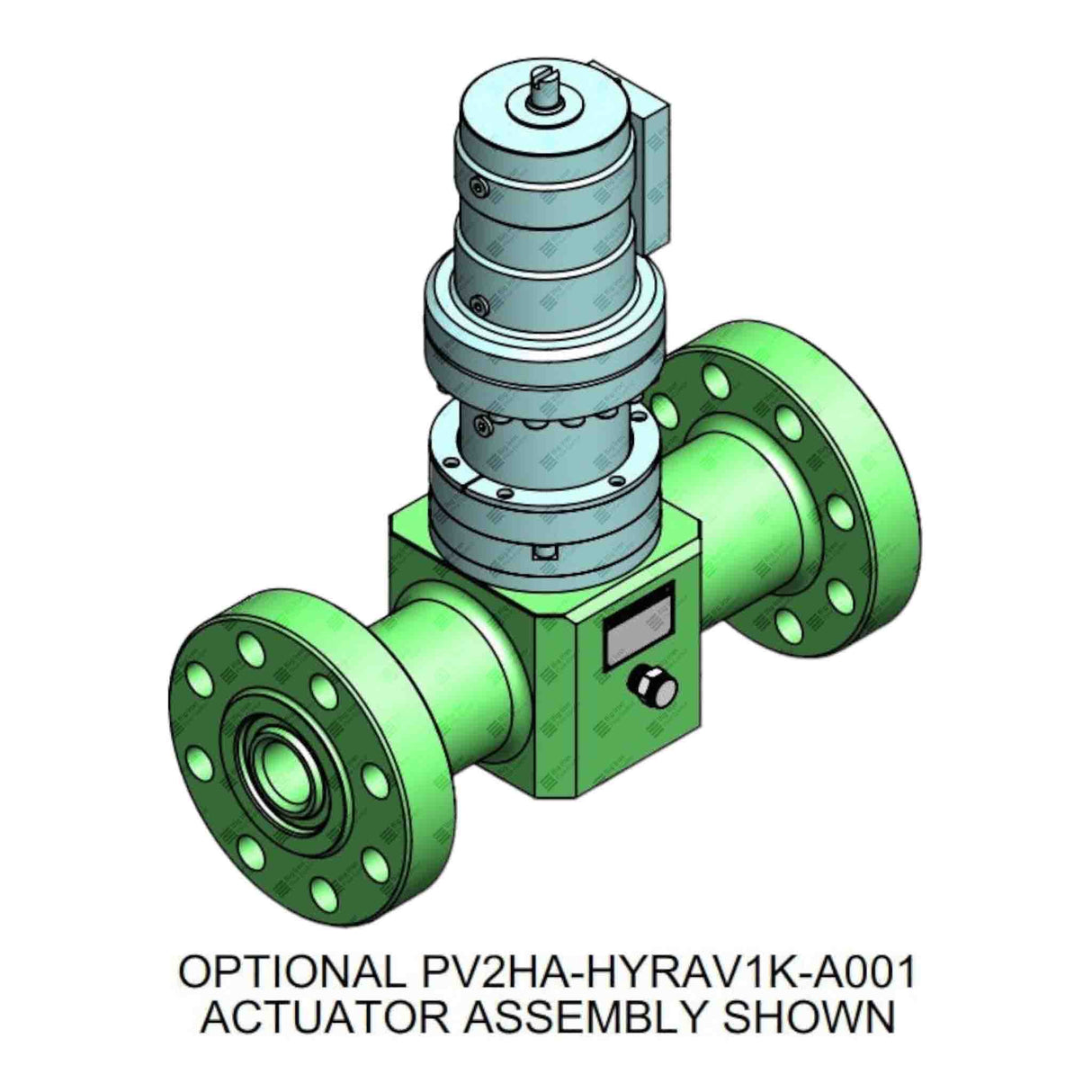 Plug Valve, Hydraulic, TE, 2-1/16" 15M, 15000 psi, Sour Service