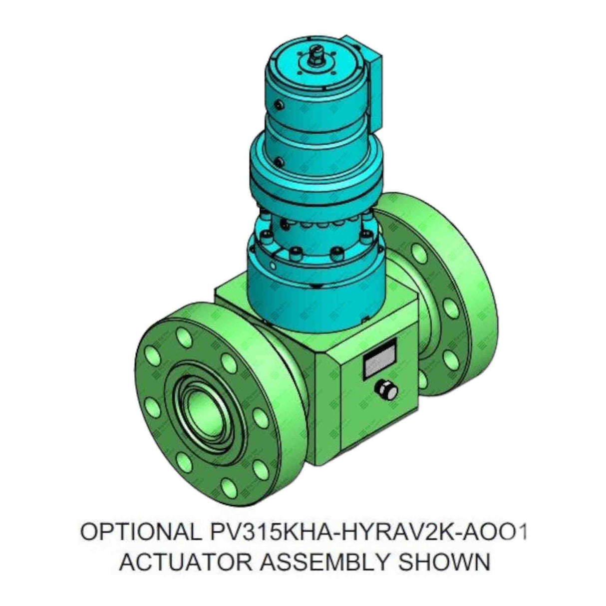 Plug Valve, Hydraulic, TE, 3-1/16" 15M, 15000 psi, Sour Service